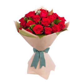  Belek Blumenbestellung 21 rote Rosen Strauß